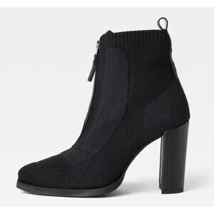 G‑STAR RAW Mysid Mid Knit Zip Boots Black Rare Style EU 40 (US 9-9.5) Women’s